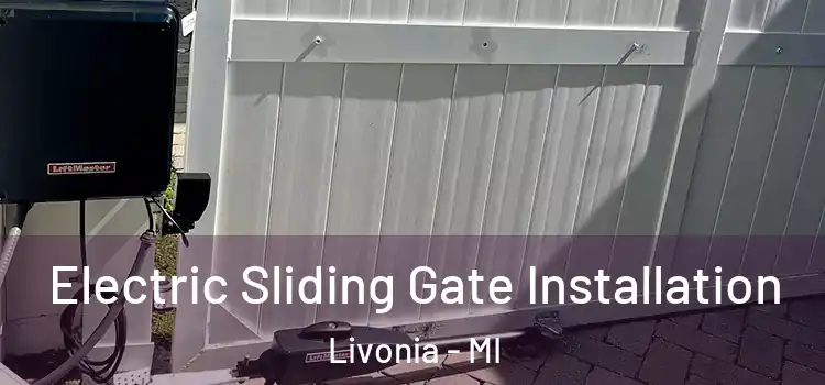 Electric Sliding Gate Installation Livonia - MI